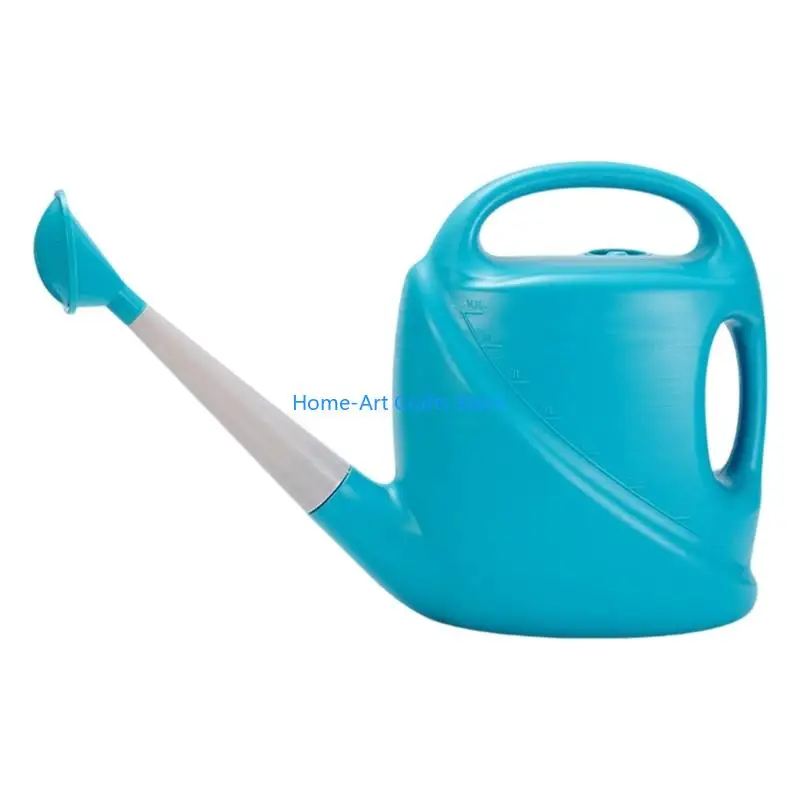 Y3NA Large Capacity Gardens Plastic Plant Watering Can Long Spout For Precise Pouring