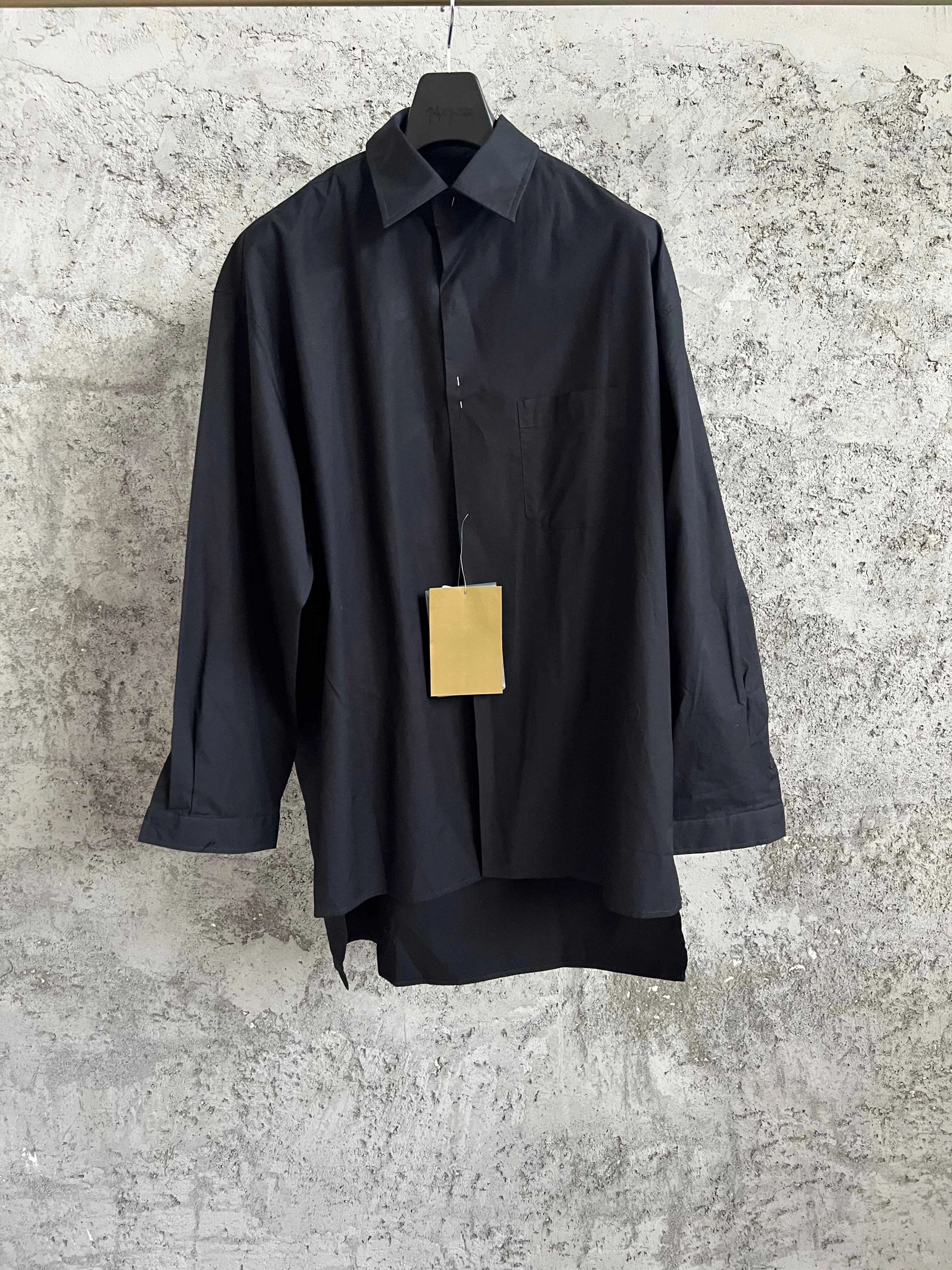 TOP-YAMAMOTO original backhand cotton printed casual long-sleeved shirt