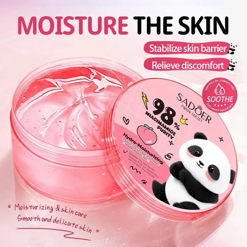 gel-facial-hidratante-de-colageno-lovely-panda-300g-gel-calmante-de-abacate-e-vitamina-c-para-pele-lisa-e-textura-refrescante