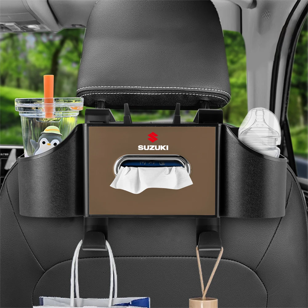 

Multifunctional Car Tissue Box Car Phone Holder Auto Storage Accessories
