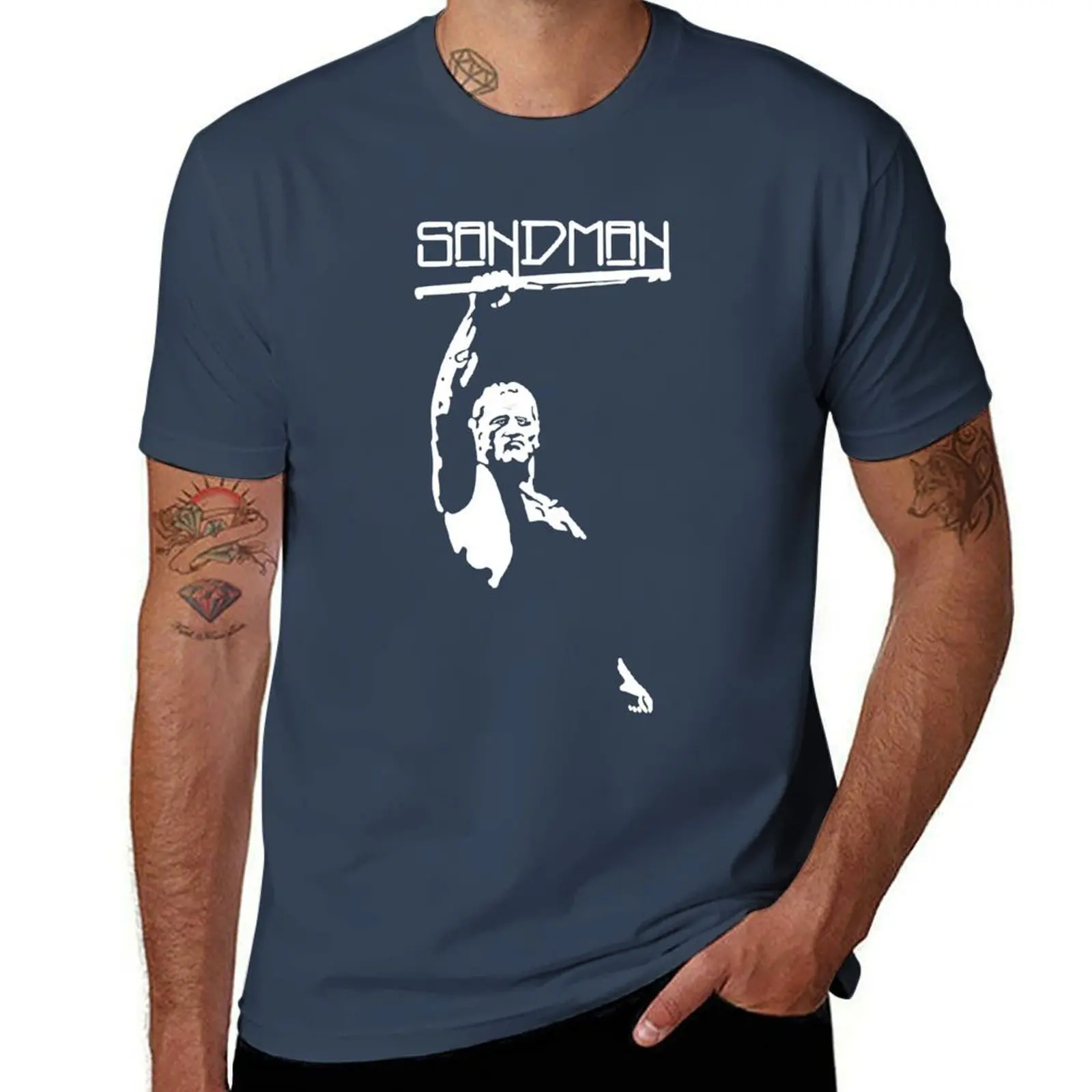 

Sandman Man ECW Sand T-Shirt Plus Size Short Sleeve T-Shirt