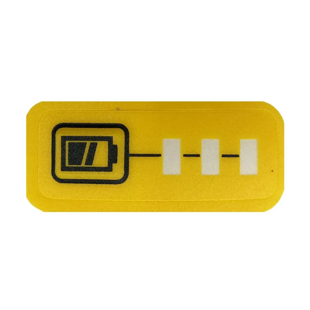 DCB200 DCB205 Li-ion Battery LED Key Sticker Label Tag For DeWalt 14.4V 18V 20V Lithium Battery DCB140 DCB182 DCB206 DCB203