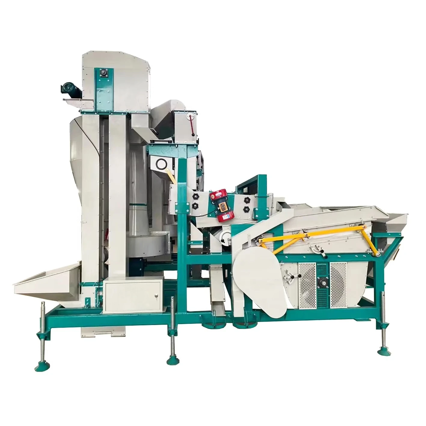 Corn Pre Cleaning Machine Rice Wheat Processing Machine Combined Grain Cleaning and Grading Machine