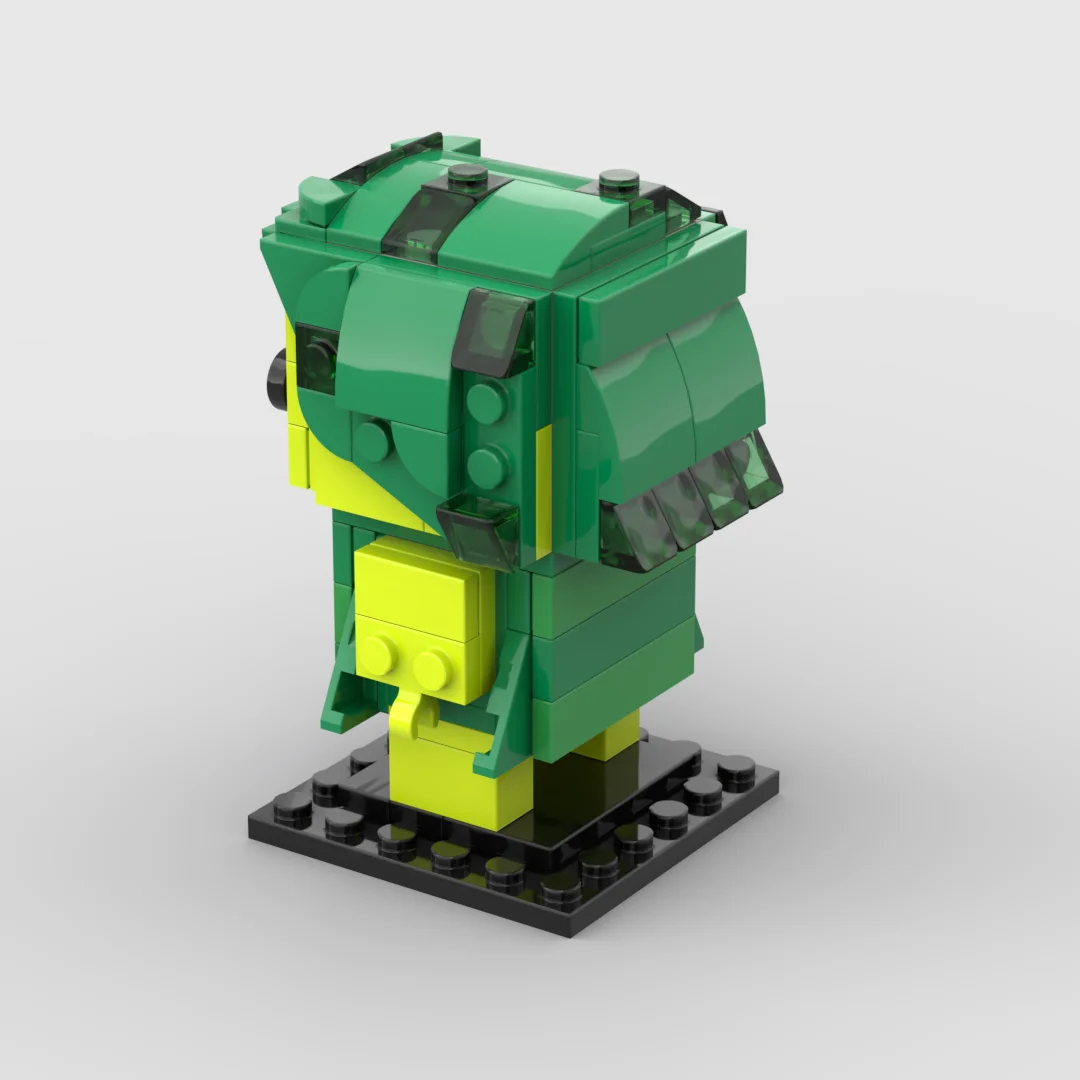 MOC Insides DIY Out Brickheadz Building Blocks Disgust Figures Bricks Educational Toys for Children