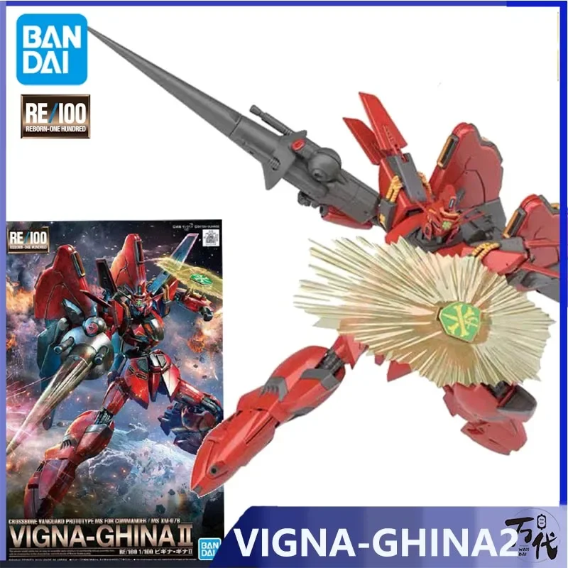 

BANDAI аниме RE 1/100 VIGNA-GHINAII F91 GUNDAM новый мобильный отчет Gundam в сборе пластиковая модель комплект экшн-игрушки фигурки подарок