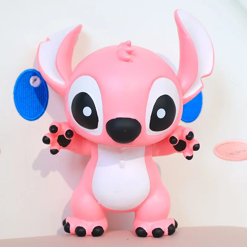 Lilo and Stitch Disney Doll Figure Anime Character Stitch Doll Home Desktop Ornaments Children's Toy Kawaii Halloween Gift