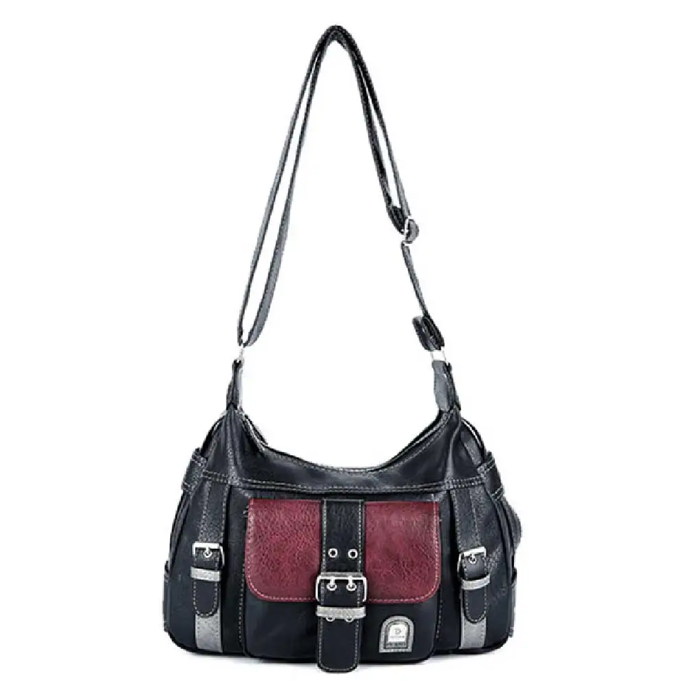 

Girls Large Capacity Crossbody Bag Adjustable Strap Retro Sling Bag Versatile Y2K Messenger Bag for Traveling Shopping Commuting