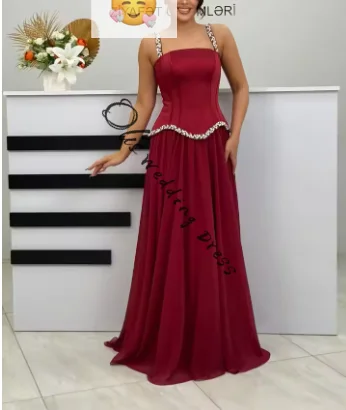 

customized Dark Red Strapless Sleeveless Prom Dresses Pleated Beadings Floor Length Party Dresses Evening Dresses