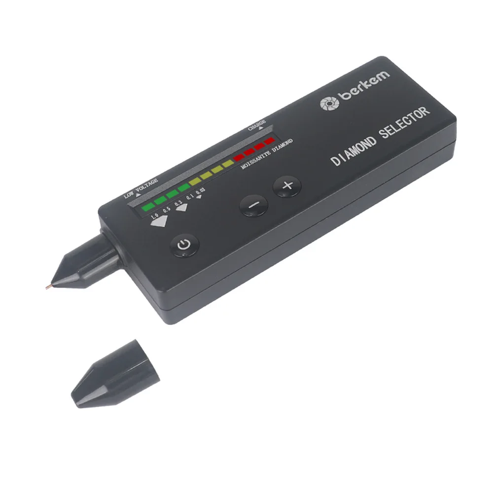 Diamond Selector Pen USB Rechargeable Moissanite Tester High Precision Hardness Tester With UV Light For Gemstone Identification
