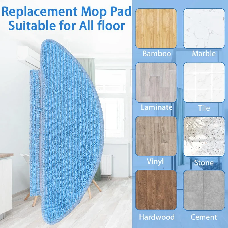 Zestaw akcesoriów części zamienne plastikowe do części zamienne do odkurzaczy robota Tikom L9000