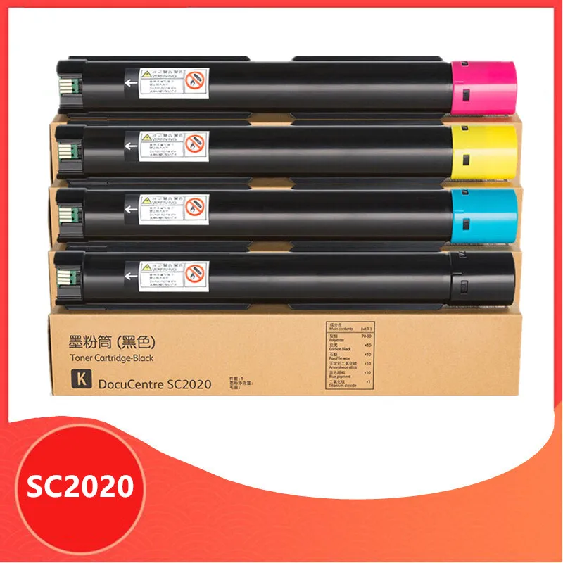 1PCS BK168g CMY60g Compatible Toner Cartridge For Xerox DocuCentre SC2020 SC-2020NW SC2020CPS SC2020DA Copier Spare Parts