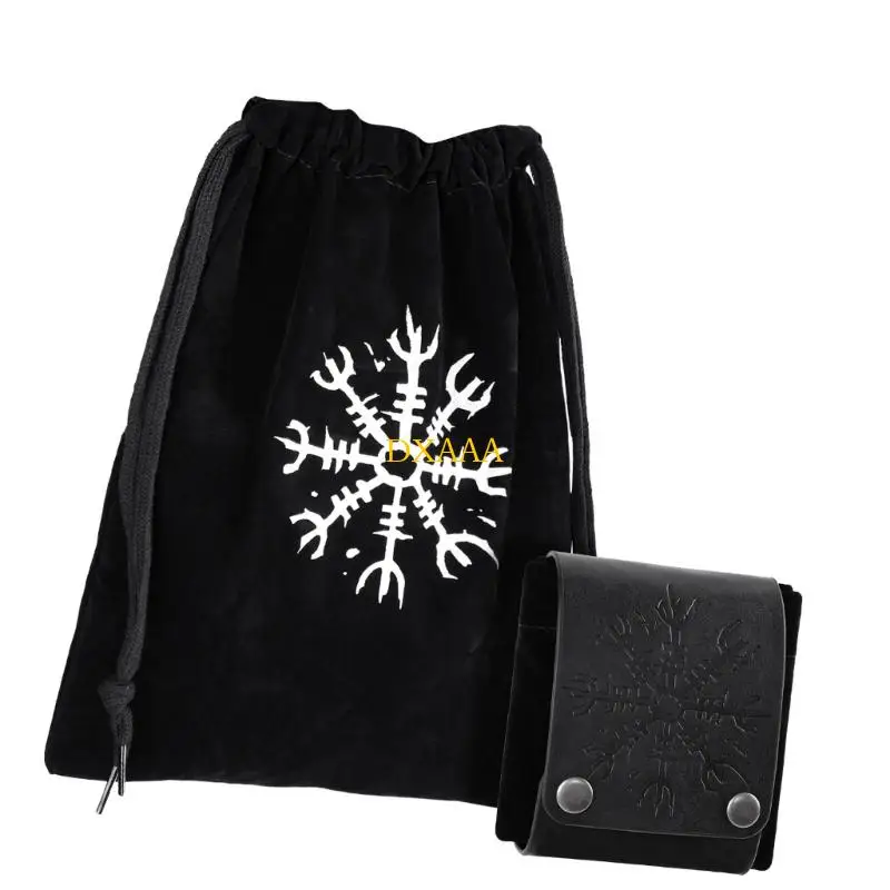 

DXAA Unique Nordic Coin Purse Costume Set for Themed Gatherings Festivals