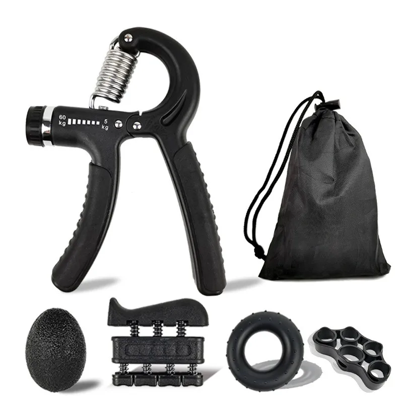 Adjustable Finger And Forearm Strengthening Kit - Improve Grip Strength And Flexibility With Resistance Hand Grippers