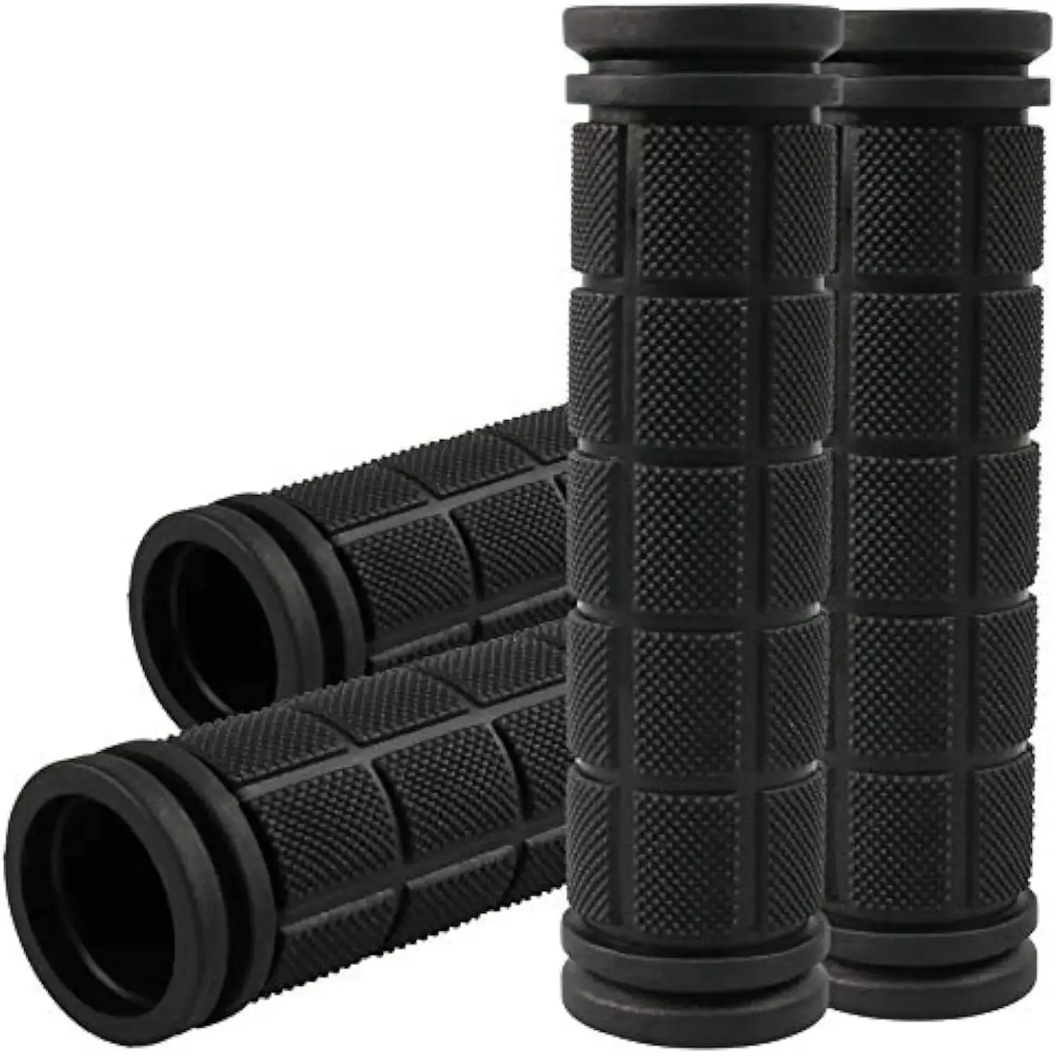 AliExpress NONE Bicycle Handle Grips, Anti-Slip, Rubber Shock Absorption, Grip Replacement, Repair, Compatible with Mountain Bikes, Road Bikes