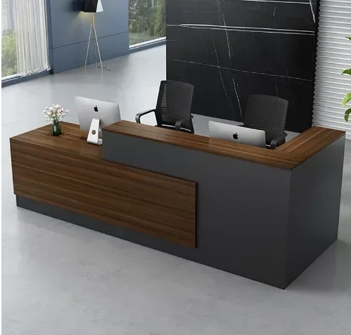 Help Desk Reseption Reception Luxury Shop Service Counter Beauty Center Elegant Office Furniture Receptionist Front Salon Table