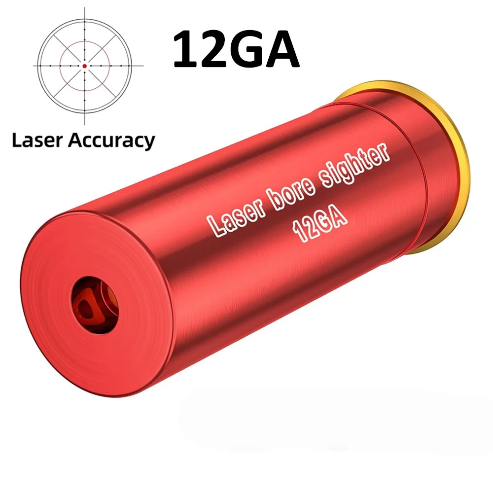

Лазерный прицел-патрон 12GA для целиковки дробовиков, красный, без батареи, для охотничьих ружей