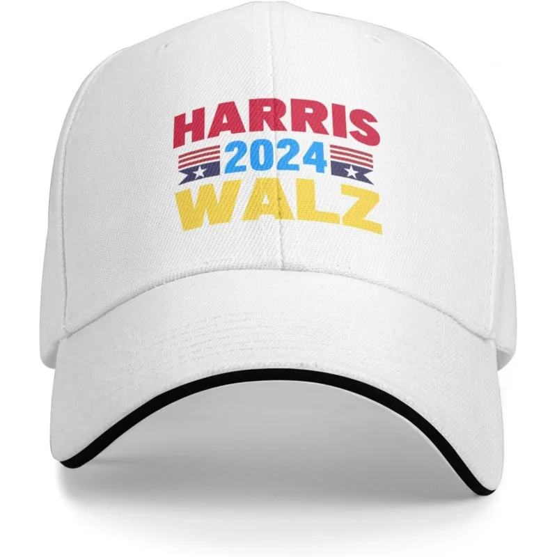 Harris-Waltz 2024 Hat Harris Walz Hat Kamala Harris 2024 President Trucker Cap for Men Women Black