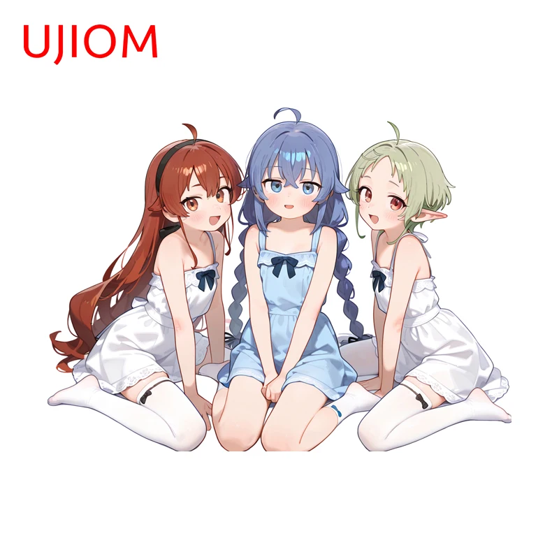 UJIOM Roxy Alice Shirufiyet Amusing Wall Sticker Three Anime Girls Creative Decal Waterproof Material Room Sofa Wall Mural Art
