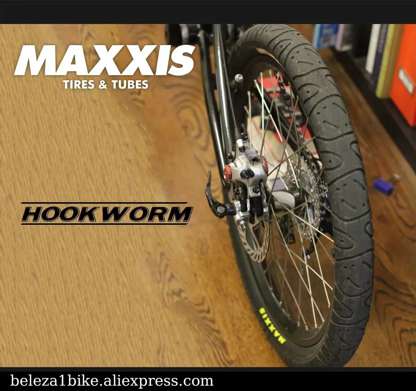 MAXXIS Hookworm 26 X 2.5 Fahrradreifen BMX Drahtreifen für Street, Park, Vert, Flatland in den Größen 26, 27.5 oder 29 Zoll – Detail 8