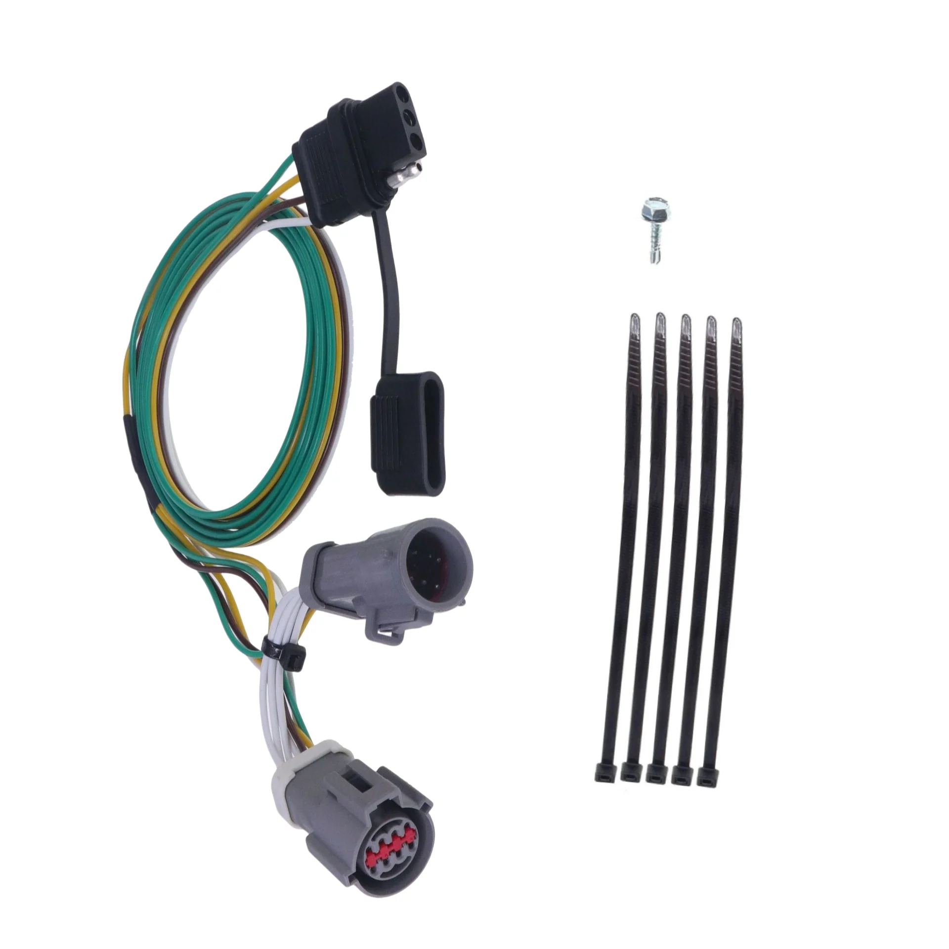 

A Set Of 4-Pin Car Trailer Wiring Harness For Ford For F-150, For F-250, And For F-350 Replace For 55316 118316 40125 ABS,Rubber
