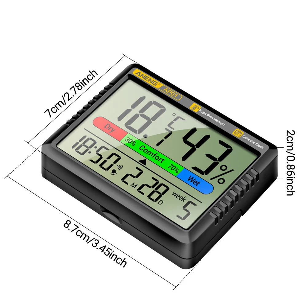 AP01 Measurement Temperature Humidity Meter Handheld Precision Digital Air Thermometer Hygrometer Tester