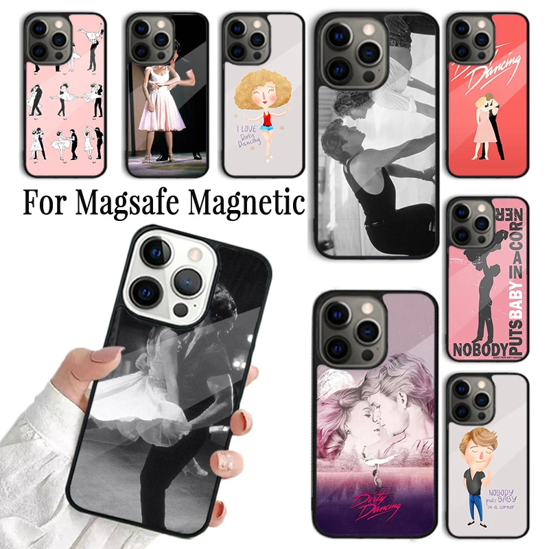 Phone Case For iPhone 16 15 14 13 12 Mini 11 Pro Max Plus Magsafe Magnetic Wireless Charging Cover Dirty Dancing Movie Poster