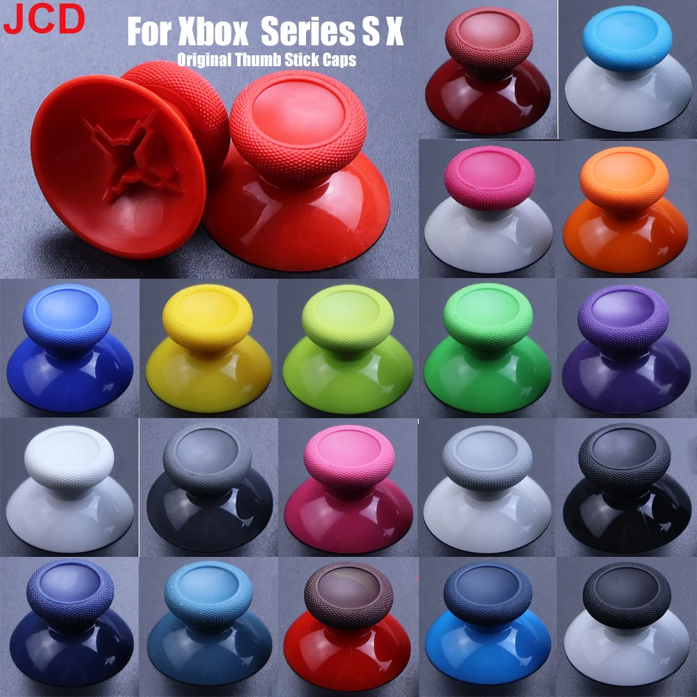 JCD 2 Stück Original 3D Analog-Joystick Daumengriff-Kappen für Xbox Series S X Controller Daumenstick-Abdeckungen – Detail 1