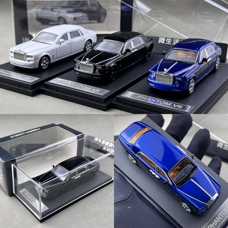 

В наличии: 1:64 Rolls-Royce Phantom 7-го поколения, литая под давлением модель автомобиля из сплава, игрушка для мальчиков, коллекционный предмет для взрослых.