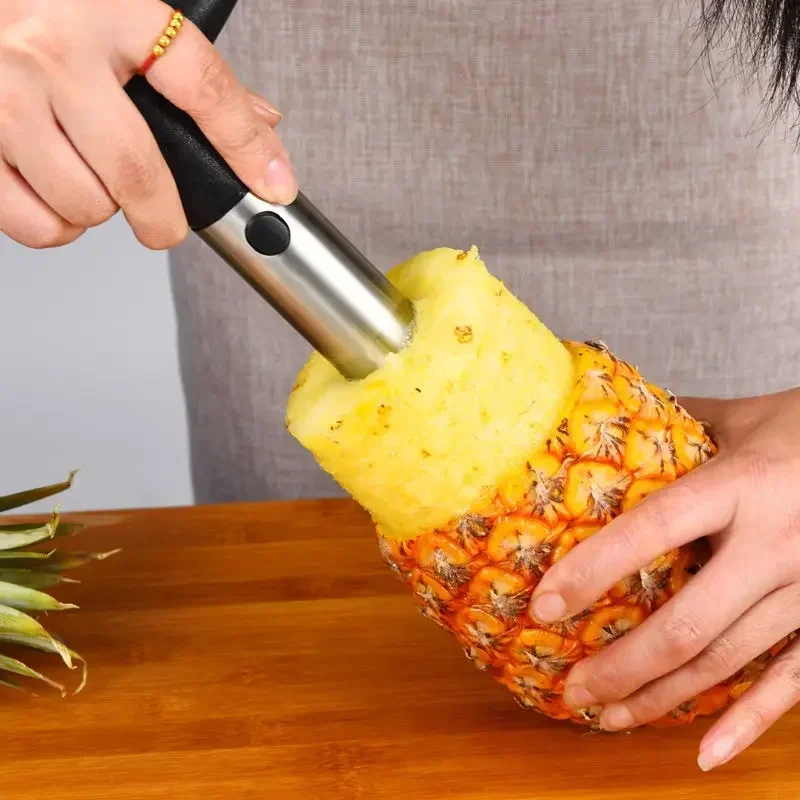 Stainless Steel Pineapple Silcer Peeler Fruit Corer Slicer Ananas Peeler Cutter Fruit Spiral Cutter Kitchen Tools Accessories