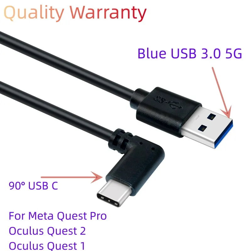 Link Kabel for Meta Quest Pro Quest3 USB 3.2 Gen1 Cable Data Transfer Quick Charge for Oculus Accessories VR Type C 3M 5M Cord