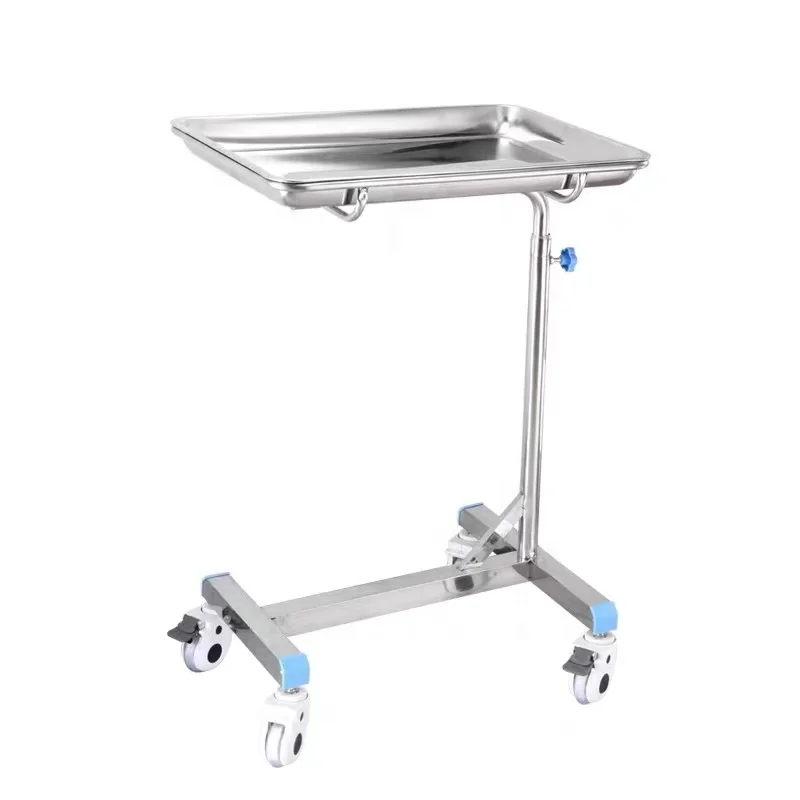 

High-quality hospital stainless steel operating table medical surgery tray bracket height