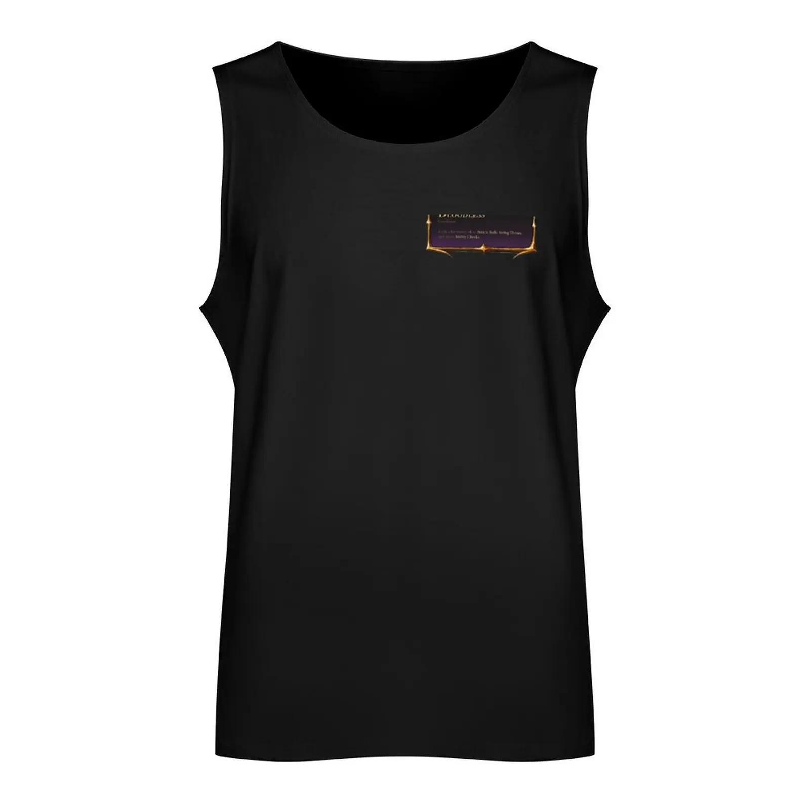 Bloodless (condition) Tank Top men clothes gym clothing men Men's sports t-shirt