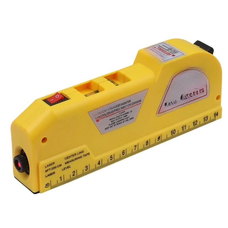 

Lightning warehouse laser level multi-function infrared strong light green light small level tape measure decoration measuring
