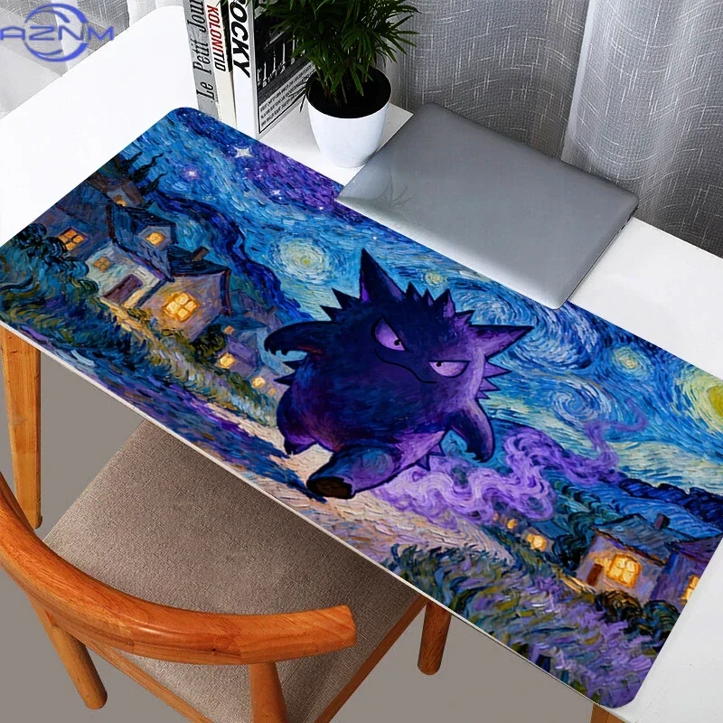 Mouse Pad Gaming Gengar Accessories Computer Keyboard Gamer Designed Specifically For e-sports Durable Games Mousepad