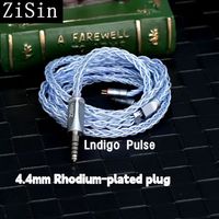ZiSin-326 In-Ear Headphone Upgrade Cable with Rhodium Plated 4.4mm MMCX/Recessed 2pin/IE900/IE600