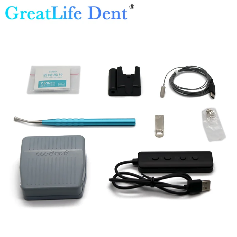 GreatLife Dent Dental Micro Intra-Oral Camera Real Time Wifi 24 Inch Screen Visual Root Canal Removal/ Mouth Mirror/Endo Motor