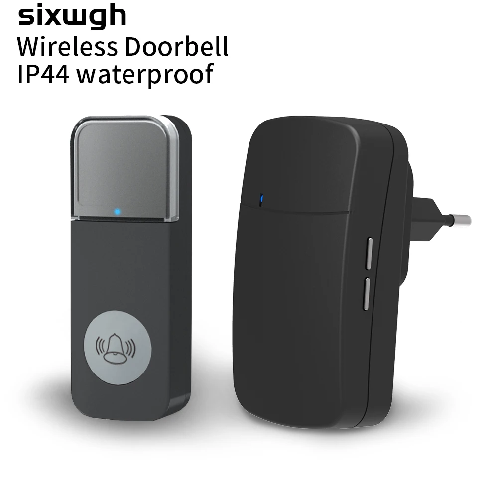 

WGHINE Wireless Waterproof Doorbell 150m Remote Control With 32 Types Of Melody Alarm European American And British Plugs