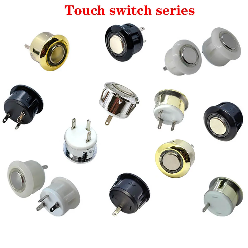 100PCS High power 50W 5V 1A buckle type light touch induction switch connector with LED bedside table light touch dimming switch