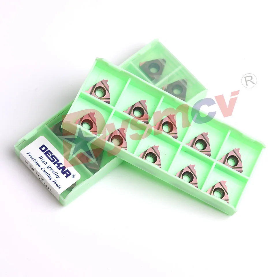 DESKAR 100% الأصلي 16ER 16IR 11W 14W AG55 AG60 LF6118 آلة خرط تعمل بالتحكم الرقمي بواسطة الحاسوب أداة مع كربيد قابل للتحويل إدراج ل الفولاذ المقاوم للصدأ
