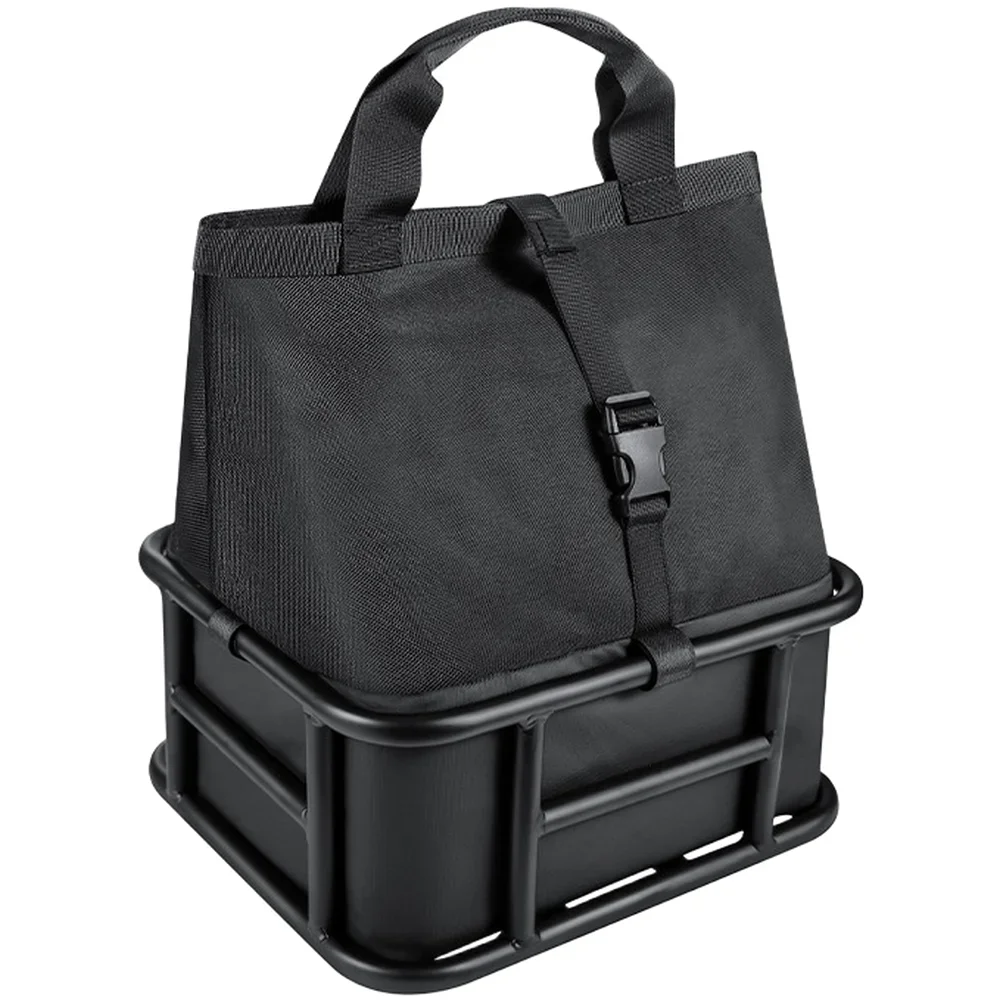 

Waterproof Insulated Detachable Bike Basket for Front or Rear Wheel Mount Compatible with Standard and E Bikes 42x28x37cm