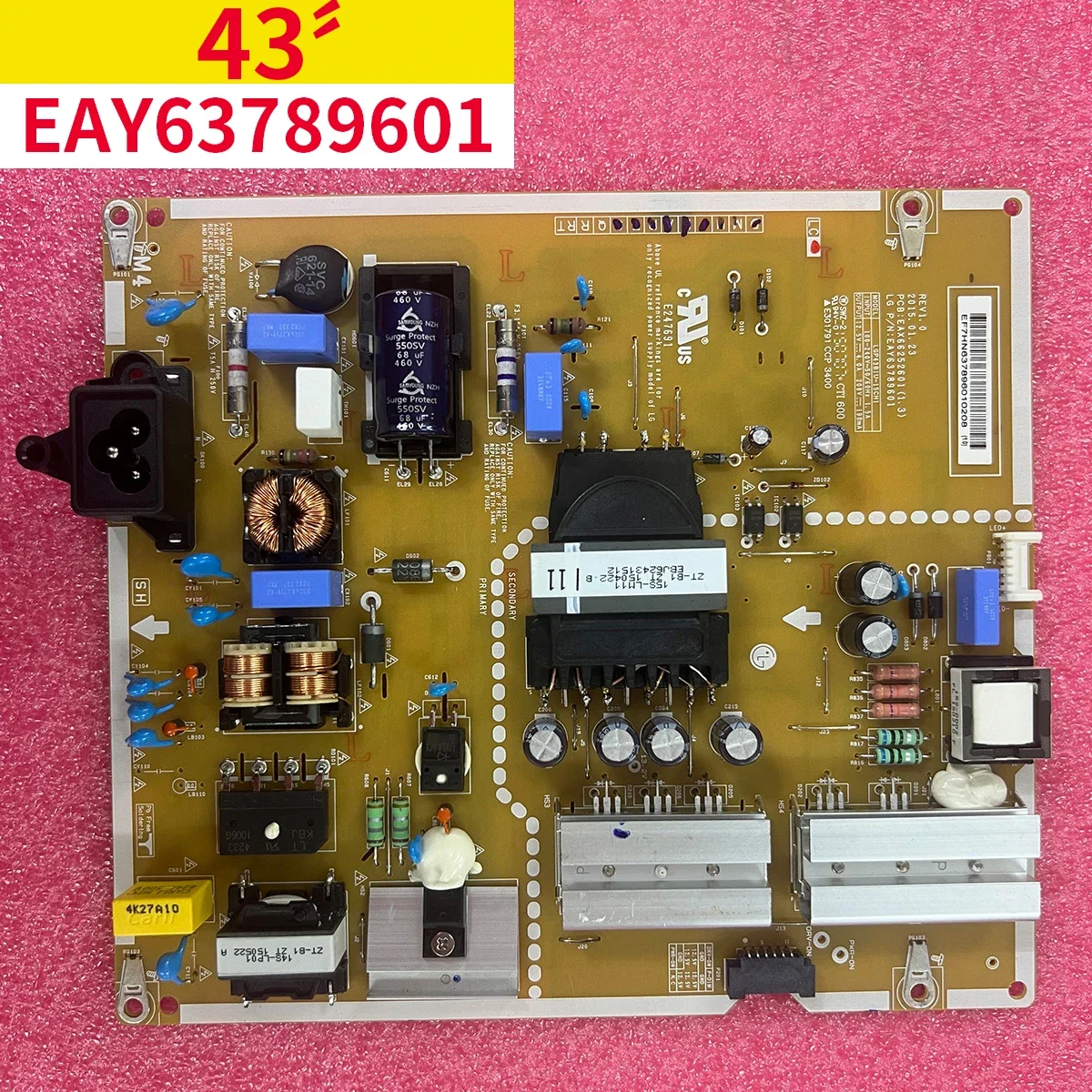 100% протестированная плата питания EAX66252601(1.3) EAY63789601 для LGP43BIU-15CH1 43UF6900 43UF690V 43UF6300