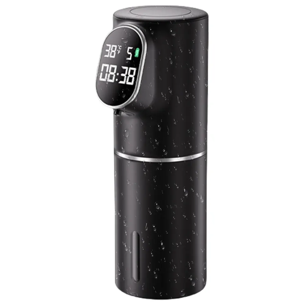 

Automatic LED Liquid Foam Soap Dispenser 5 Adjustable Levels Rechargeable Soap Device Can Wall Mount for Bathroom Kitchen Office