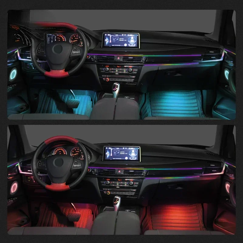 K4 Led Strip Factory Direct Sale New Style Car Ambient Lighting Led Suitable For 98% Car Model