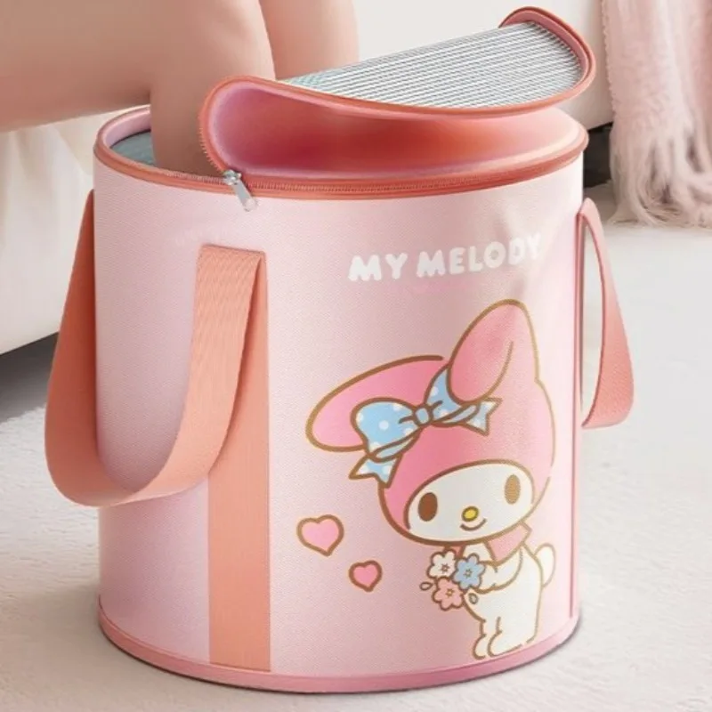 

Портативная складная ванночка для ног Sanrio 2026: Милые аниме-персонажи My Melody и Cinnamoroll, легкая, компактная, экономит место, кавайные игрушки