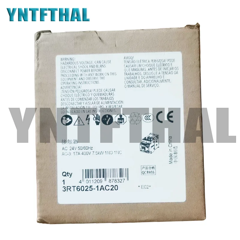 Novo contator original 3RT6025-1AC20