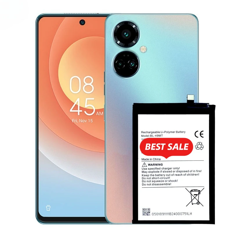 BL-49MT for Tecno Camon 19 Pro Phone Battery  0 Cycle High Quality High Capacity Replacement Bateria Grade A Cell with Tools