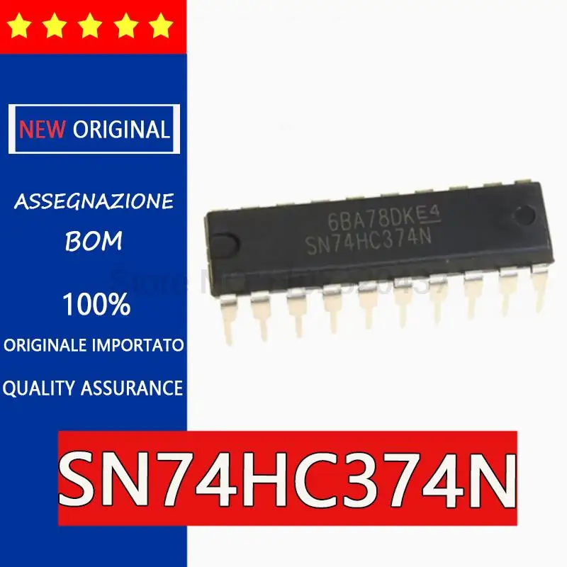 5pcs Original SN74HC374N 74HC374N DIP20 Trigger - logic IC Logic chip, three states the inverting trigger