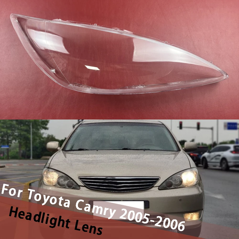 

For Toyota Camry 2005 2006 Headlight Cover Housing Shade Headlamp Shell Transparent Lampshade Lampcover Case Lens Plexiglas
