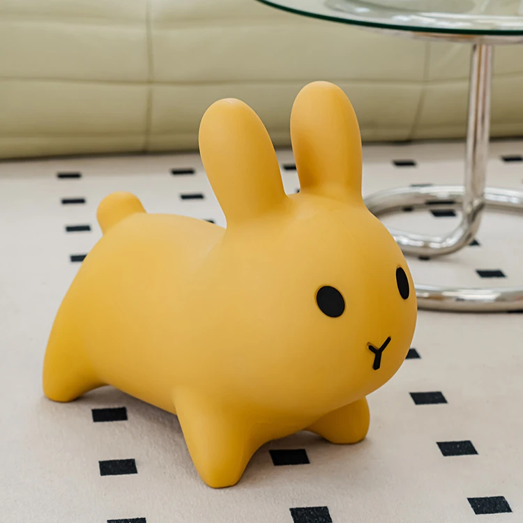 

Bunny stool living room creative animal children sit stool cartoon cute stool for shoes stool.