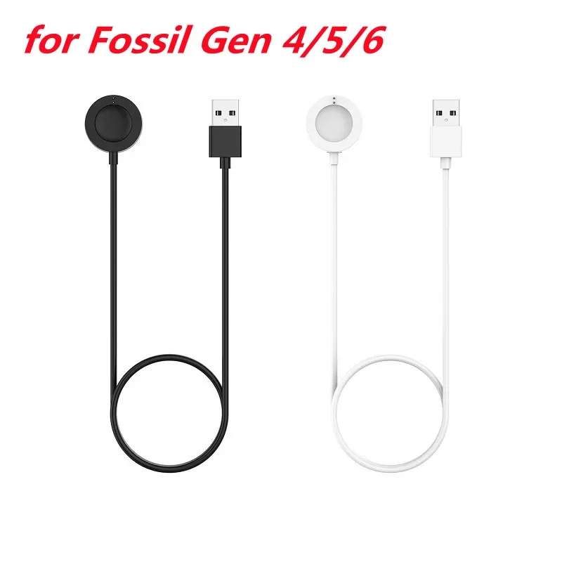 

USB Charging Cable Cord Dock Charger Adapter For Fossil Gen 4/5/6 For Diesel For Michael Kors For Misfit Vapor Sport Watch